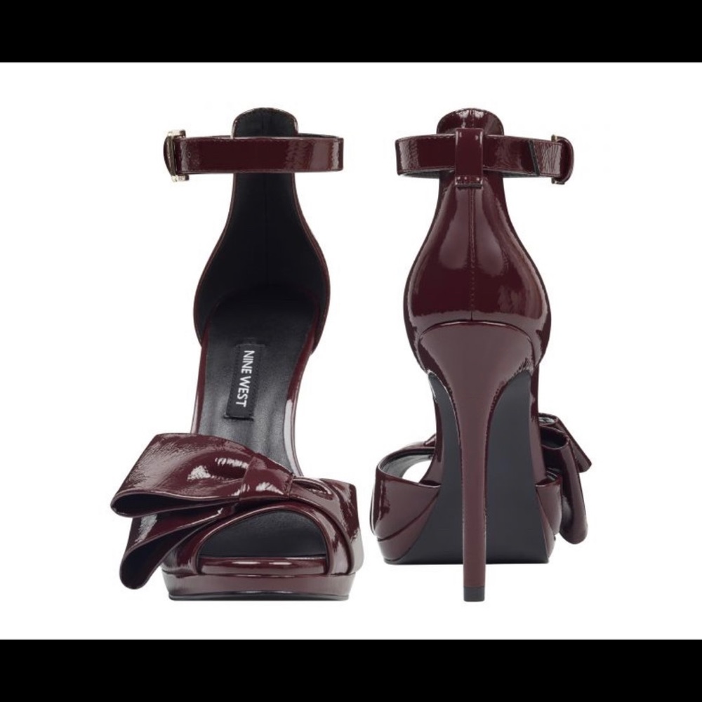 Nine West Bellen Bow Platform Heels